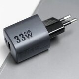 forcell F-Energy GaN USB C + USB A QC4.0 PD 3A 33W VT-31 siv polnilec za telefon | Shoptok.si