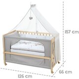 ROBA KIDS roba dječji krevetić Jumbo Twins 4u1 - kompletno opremljen | shoptok.hr