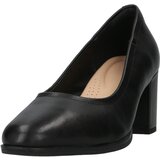 Clarks Čevlji s peto 'Freva' črna | Shoptok.si