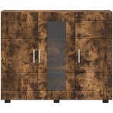  Drveni ormar s pohranom Dimljeni hrast 88,5 x 30,5 x 73 cm Slike