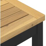  Stol za večeru u vrtu Bijela i crna 147 x 88,5 x 75 cm | shoptok.hr