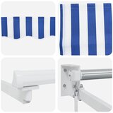  Povlačivi tende Plava i bijela 2,5 x 2 m | shoptok.hr