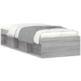  The Living Store Posteljni okvir siva sonoma 75x190 cm - Posteljni Okvir, (21449007) | Shoptok.si