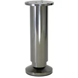 Noga za pohištvo (Nerjavno jeklo, Nastavitev višine: 15 cm - 16,5 cm)