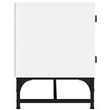 TV ormarić sa staklenim vratima bijeli 102 x 37 x 50 cm | shoptok.hr