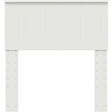  Vzglavje z vzglavjem Bela 80 cm Konstruiran les, (5000109785) | Shoptok.si