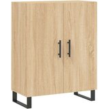 vidaXL Visoka komoda sonoma hrast 69,5x34x180 cm inženirski les | Shoptok.si