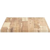  Plutajuće police 2 kom 80x40x2 cm Neobrađeno puno drvo akacije | Shoptok.si