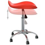 vidaXL Salonski stolac od umjetne kože crveni | shoptok.hr