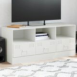 Maison Chic TV omarica - TV stojalo - Televizijska omarica bela 99x39x44 cm jeklo, (21700035) | Shoptok.si