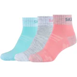 Skechers 3PPK Wm Mesh Ventilation Quarter Socks Višebojna