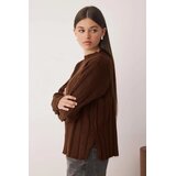 TRENDYOLMILLA ženski duks Twoaw26Kz00177, braon-braon | Eponuda.com