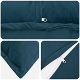  Presvlaka za jastuk 2 pcs HOUTEN Plava 30 x 50 cm Baršun | shoptok.hr