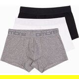Ombre Men's cotton boxer shorts with logo - 3-pack mix Cijene