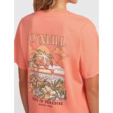 O'neill Majica zelena / marelica / losos / črna | Shoptok.si