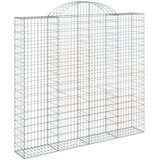 Lučne gabionske košare 6 kom 200x30x180/200cm pocinčano željezo | shoptok.hr
