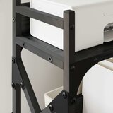  Držač za printer Crni hrast 40 x 20 x 40 cm Konstruirano drvo Slike