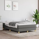 The Living Store Posteljni okvir temno siv 120x200 cm blago - Box Spring Posteljni Okvir, (21519817) Cene