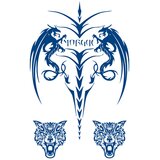 INF Nalepke za tetovaže - hitra in enostavna namestitev (2 lista) Model 8, (21838646) | Shoptok.si