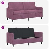 SOFA s pohranom Ljubičasta 172 x 78 x 87 cm Poliester | Eponuda.ba