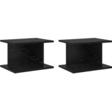  Noćni ormarić 2 pcs Crni hrast 40 x 30 x 25 cm | shoptok.hr