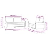  2-dijelni set sofa s jastucima tamnosivi baršunasti | shoptok.hr