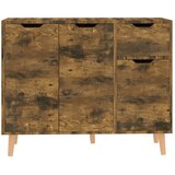  Komoda boja dimljenog hrasta 90 x 30 x 72 cm konstruirano drvo | shoptok.hr