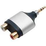 Jack 3.5mm muški na RCA ženski x 2 – AC 17M