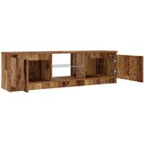 TV ormarić LED boja drva 120x30x36 cm konstruirano drvo | shoptok.hr