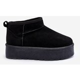 Boto FD1 Suede Snow Boots On Platform Black Corcoran | shoptok.hr