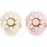 Boheme Natural Rubber Size 2: 6+ months duda Ivory / Blossom 2 kos