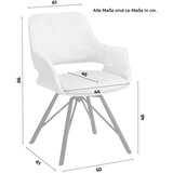 Premium Living naslanjač adriana, vrtljiv, bež | Shoptok.si