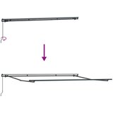 Tenda na ručno uvlačenje smeđa 500 x 300 cm | shoptok.hr