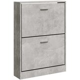 Ormarić za cipele boja betona 59x17x108 cm konstruirano drvo | shoptok.hr