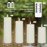 ZEVAOR 8x LED vodoodporne brezplamenske sveče z daljincem | Shoptok.si