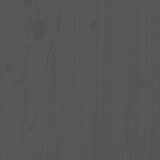  Komoda siva 100 x 40 x 75 cm od masivne borovine | shoptok.hr