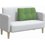  Jastuk za leđa Svijetlo zelena 80 x 24 x 50 cm Baršun | shoptok.hr