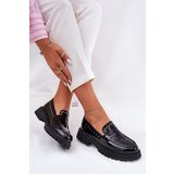Boto Ladies Patent Moccasins With Decoration Black Nallae | ePonuda.com