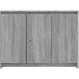  Komoda siva boja hrasta 102 x 33 x 75 cm od konstruiranog drva | shoptok.hr