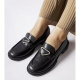 Gemre Black moccasins embellished with rhinestones Marsilius | Shoptok.si