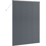 vidaXL Zavjesa za prozor sa zavjesama Ostalo Tamnosiva 155 x 220 cm Aluminij | shoptok.hr