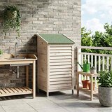  Vrtna Šupa Bijela 59 x 56 x 113,5 cm Čvrsto drvo jele | shoptok.hr