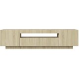 TV ormarić s LED svjetlima boja hrasta sonome 160 x 35 x 40 cm | shoptok.hr