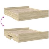  Okvir za krevet s ladicama boja hrasta 180x200 cm | Eponuda.com