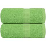 vidaXL Ručnici za goste FROGN 2 kom. Zelene boje jabuke 30x50 cm 360 g/m² - Jabukova zelena 30 x 50 cm 2 | shoptok.hr