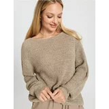 Sinsay ženski džemper od ukrasnog pletiva 625AL-08M