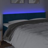  LED uzglavlje tamnoplavo 180x5x78/88 cm baršunasto | Eponuda.com