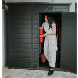 Keter Ba&amp;scaron;tenska kućica Essential 184x112x195cm tamno siva Slike