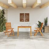  Vrtni set za objed 3 pcs Smeđa Čvrsto drvo akacije | Eponuda.com