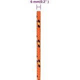  Brodski konop narančasti 6 mm 500 m od polipropilena | shoptok.hr